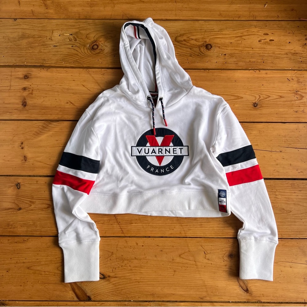 Cropped Vuarnet Hooded Sweatshirt